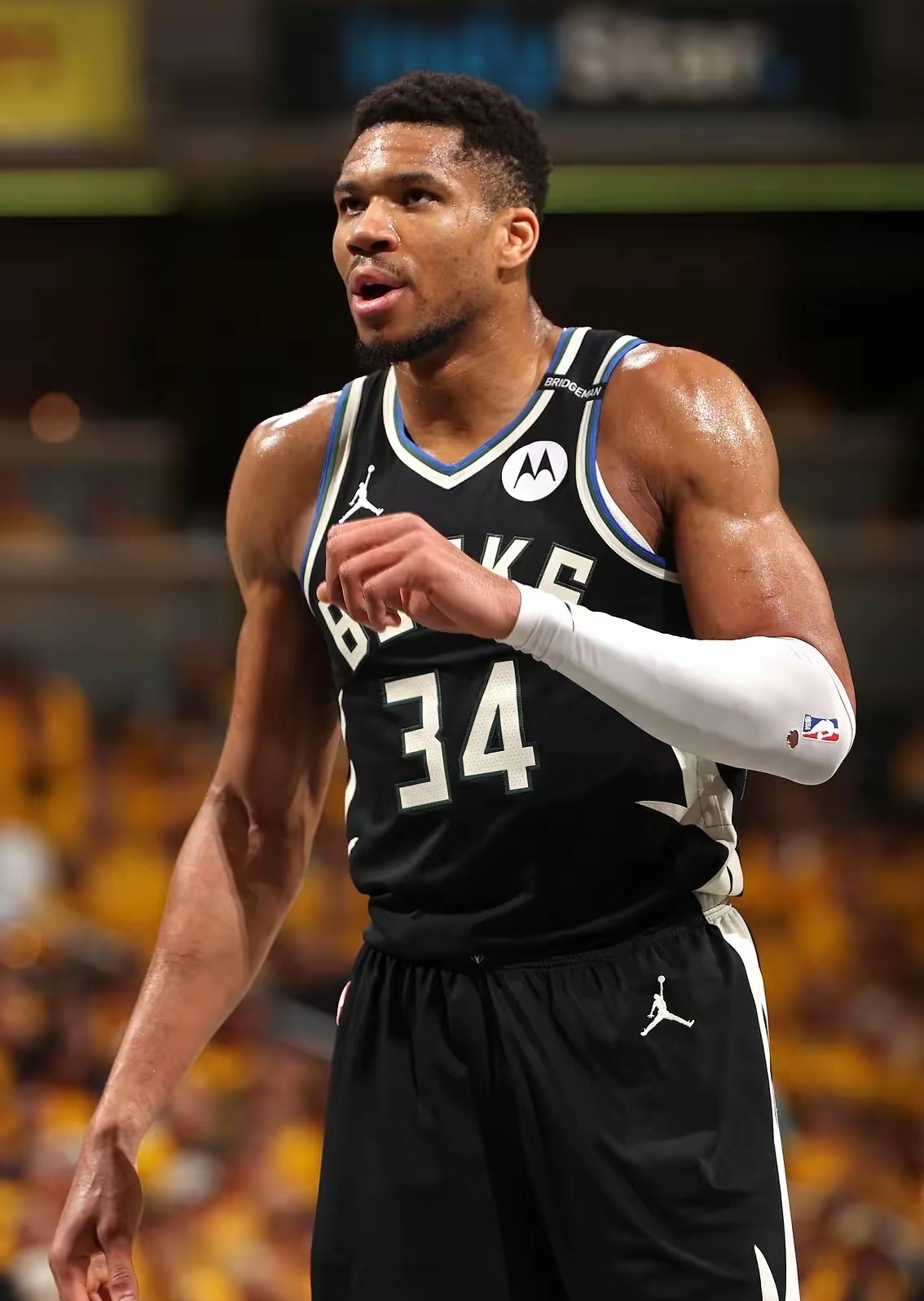 关于雄鹿轻取尼克斯，字母哥全面表现的信息