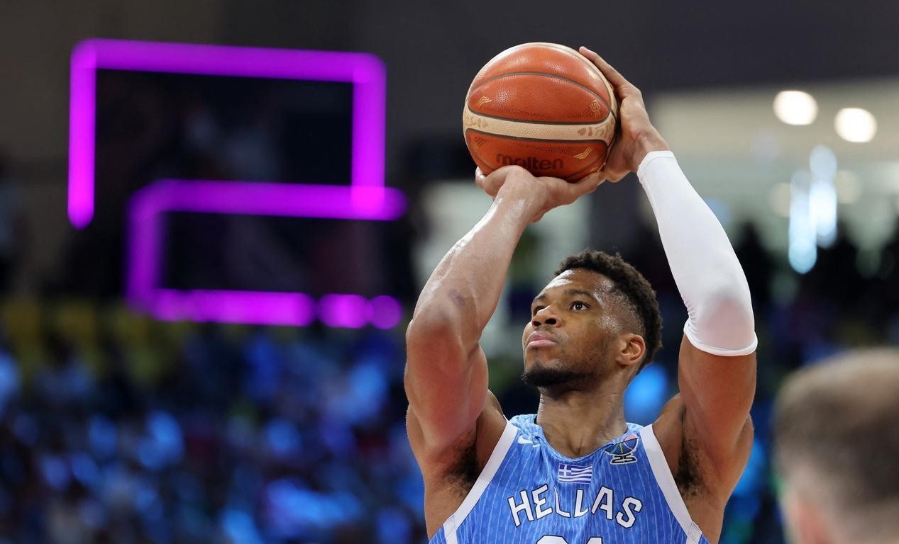 包含篮网爆冷希腊男篮，字母哥爆发神勇的词条