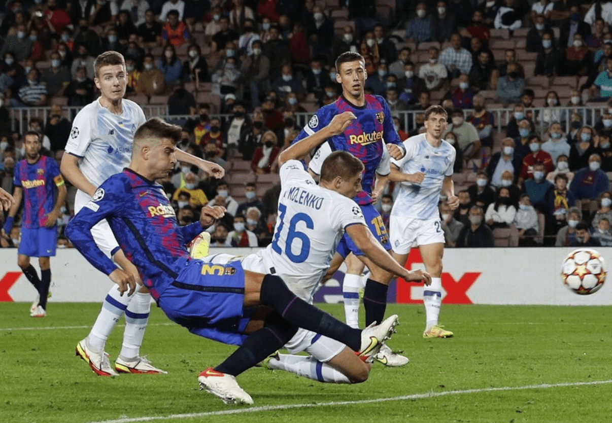 巴萨险胜塞维利亚，皮克高光表现